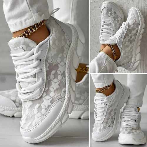 Kvinnors Sneakers Slip-On Mesh Ortopediskt Stöd 1