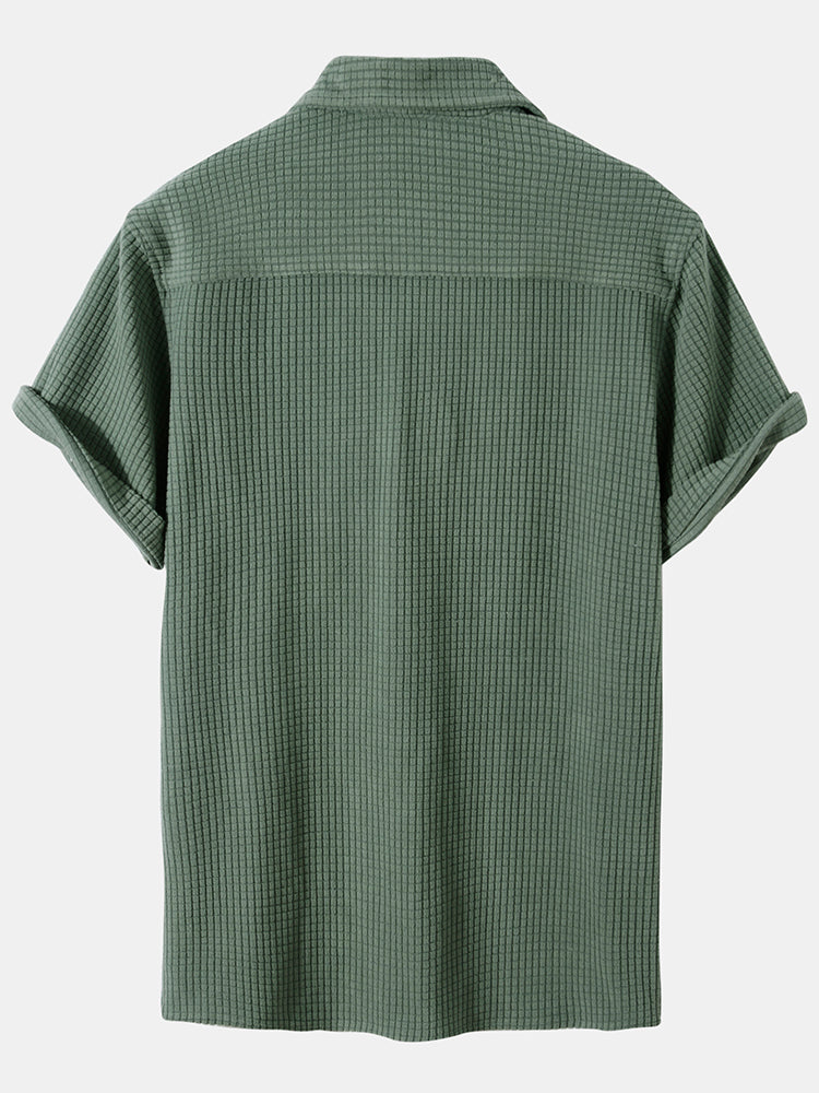 Herrskjorta Modern Design Högkvalitativt Material 100% Bomull 2