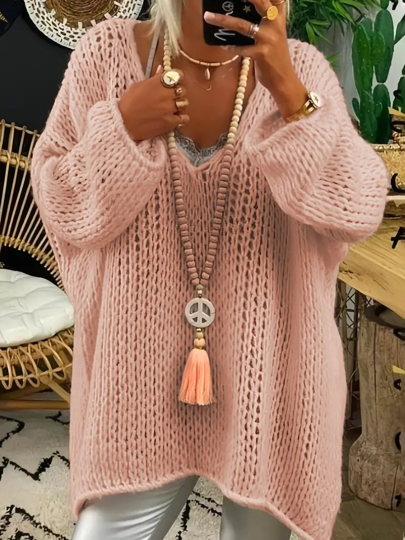 Variant image for Dam Tröja Avslappnad 100% Bomull Trendig Snitt-1