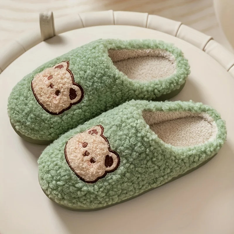 Variant image for Unisex Tofflor Plysch Mjuk Inomhus Komfort-13