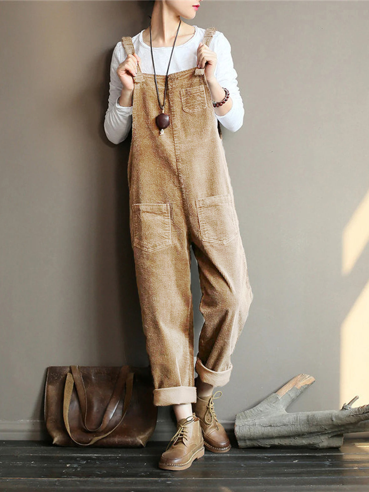 Dam Overall Bred Ben Sammet Elegant Högkvalitativt Material 4