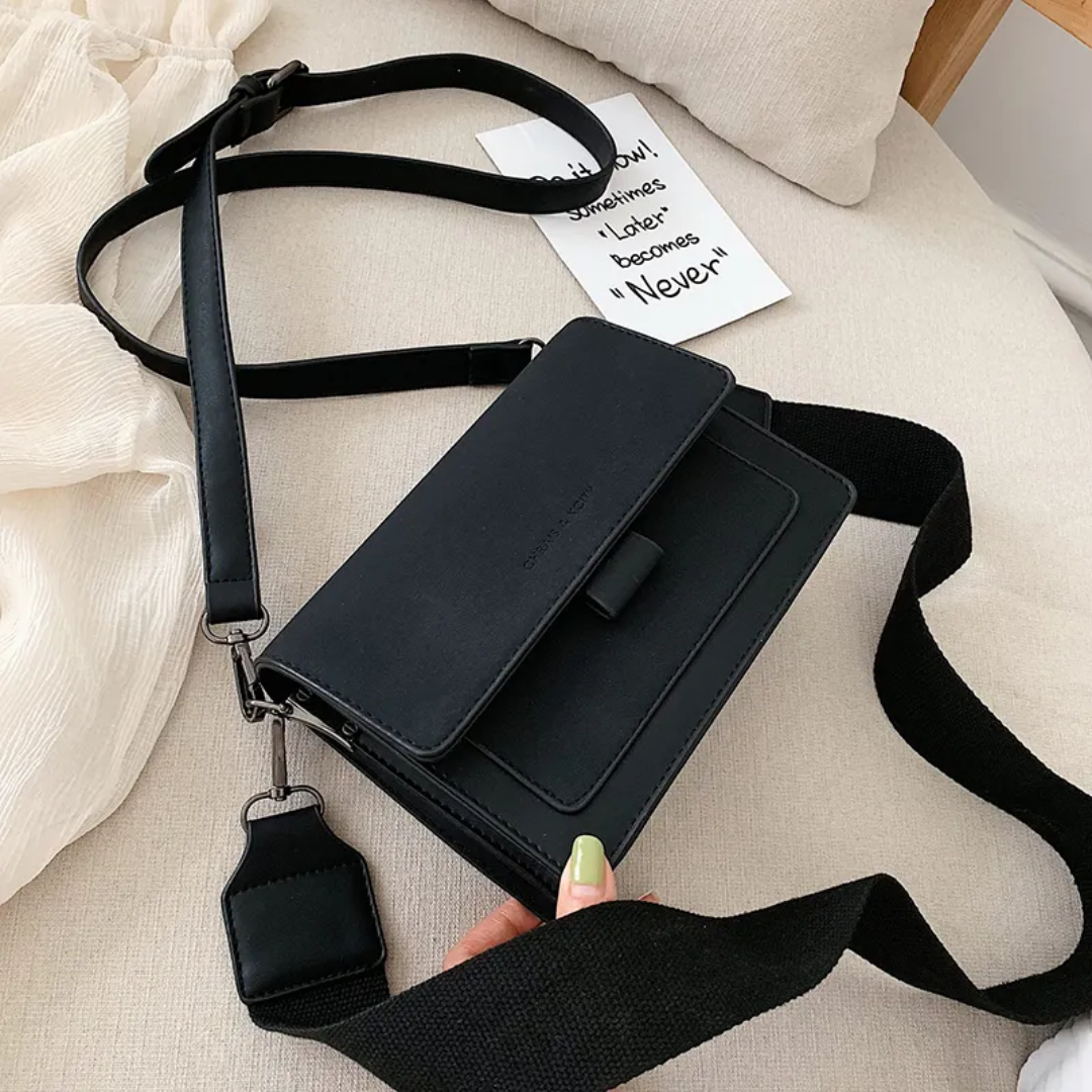 Damväska Crossbody Justerbar Rem Matt Syntetiskt Material-3