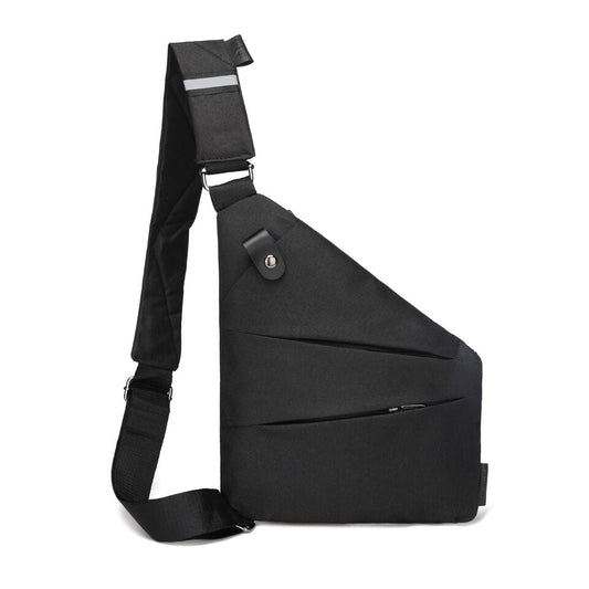 Unisex Crossbody Väska Vattentålig Robust Material Med Djupa Fickor 1