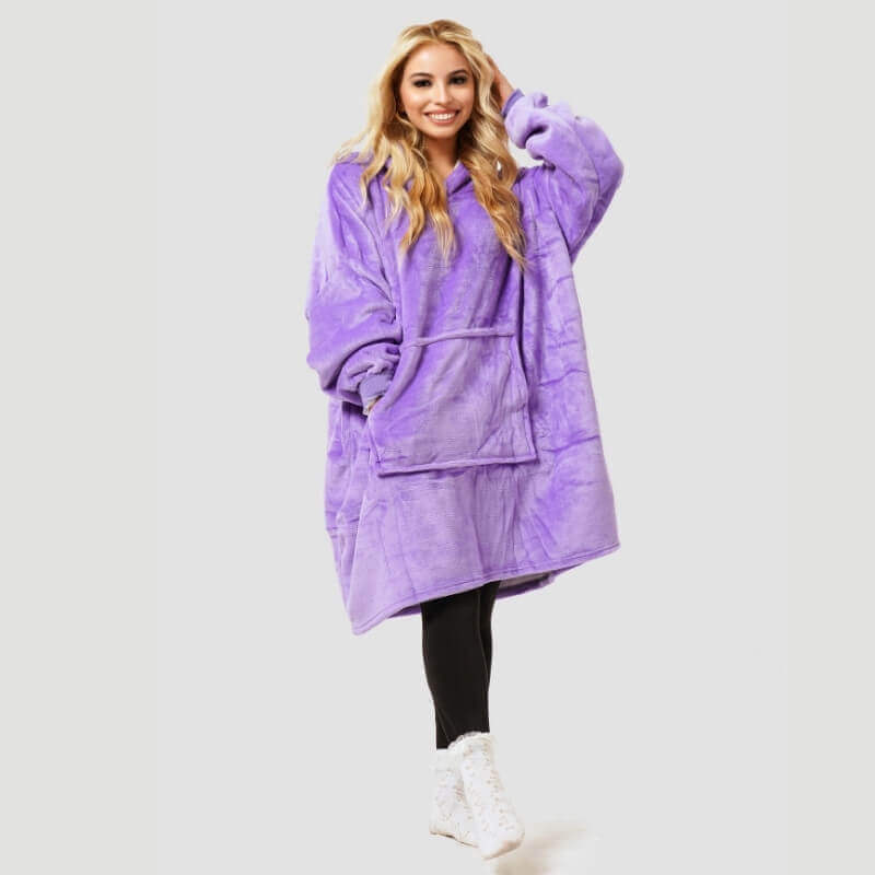 Unisex Hoodie Ultra-Mjuk Sherpa-Fleece Komfortabel Passform 5