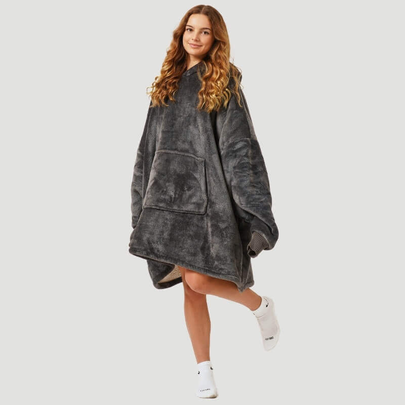 Unisex Hoodie Ultra-Mjuk Sherpa-Fleece Komfortabel Passform 1