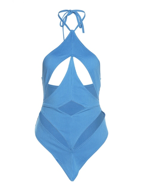 Dam Bodysuit Asymmetrisk Design Viskos Mjuk och Lätt-3
