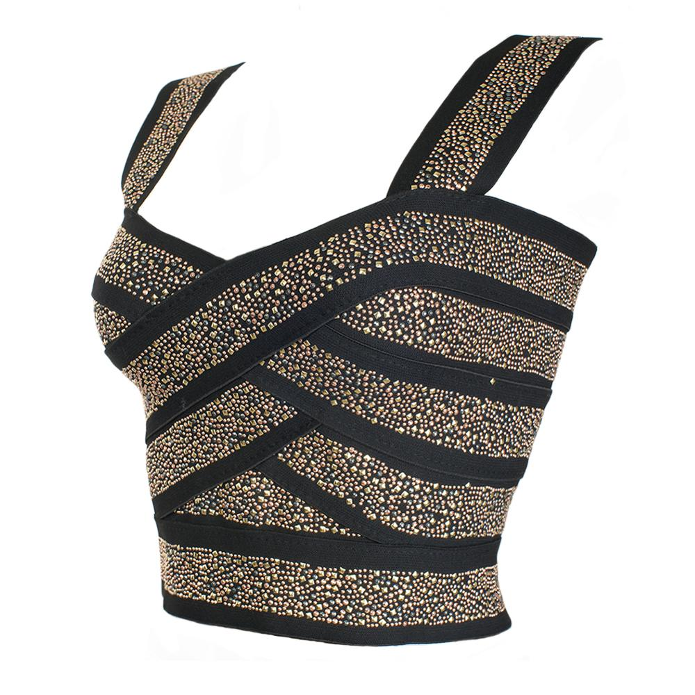 Dam Crop Top Streetwear Acetat Polyester Spandex 3