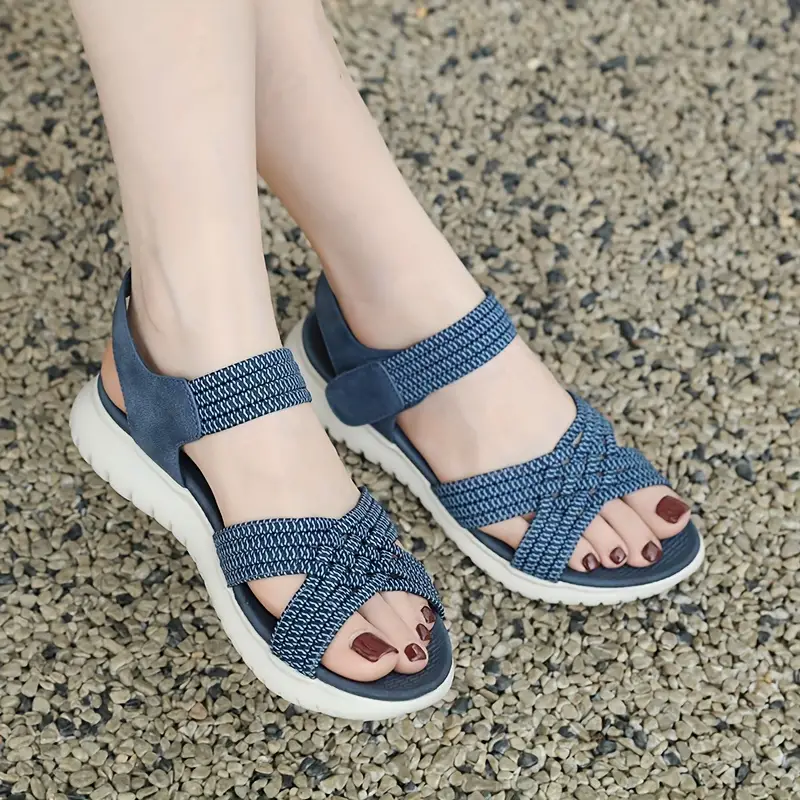 Bekväma Sandaler Dam med Gummisula – Lätta Flip Flops för Inomhus och Utomhusbruk, Perfekta för Sommar 2