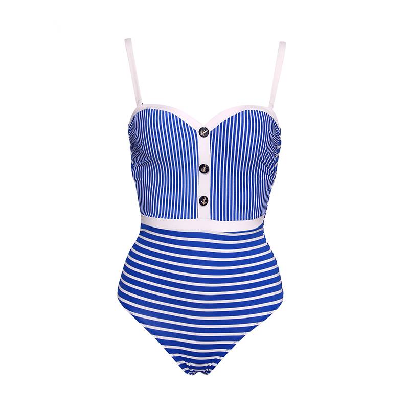 Variant image for Baddräkt Dam Randig Shaping Polyester Spandex-5