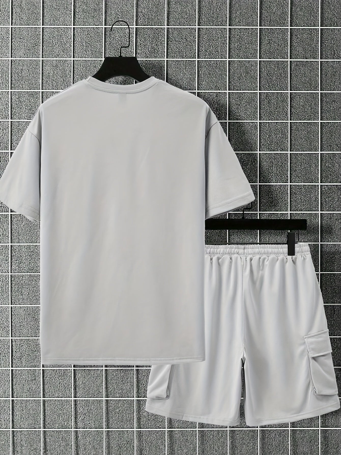 Dam 2-delad Uppsättning Rund Halsringning Polyester Casual 4