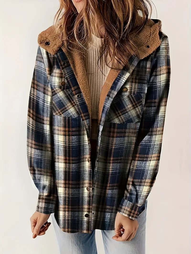 Variant image for Herrjacka med Huva och Dragkedja i Mjuk Fleece-6