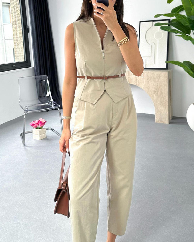 Tvådelat Set Dam Chic Design Polyester och Bomull 3