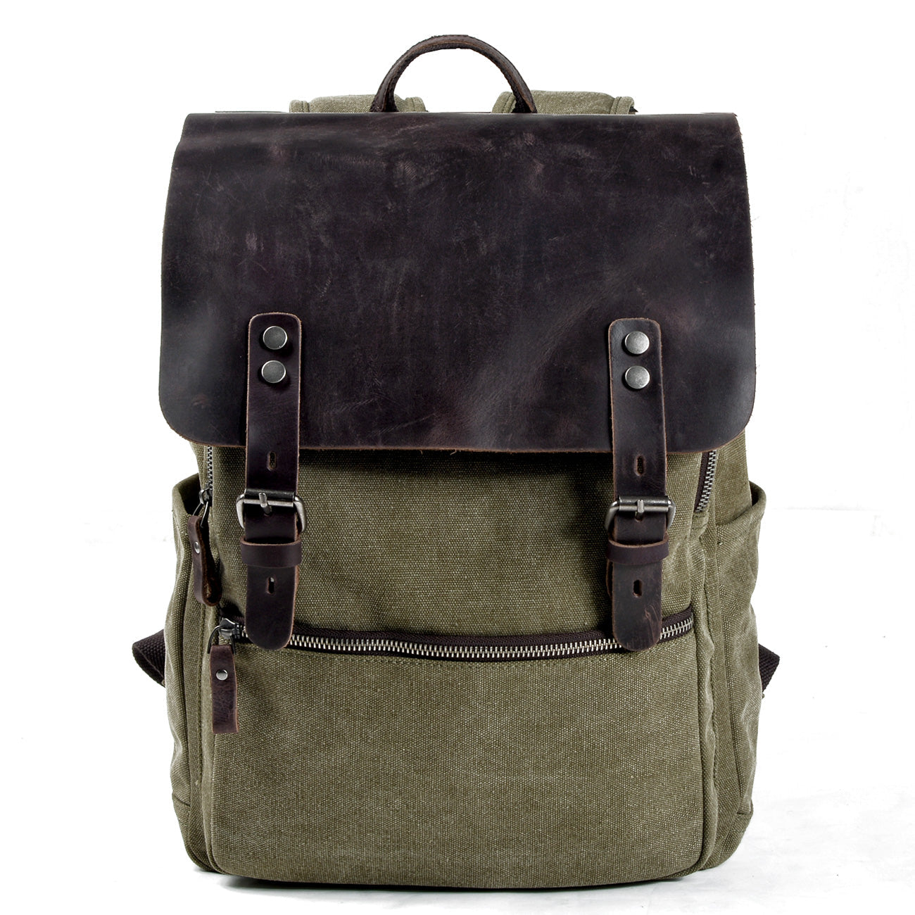 Variant image for Unisex Ryggsäck Vintage Wolff-Canvas med Justerbara Axelremmar-3