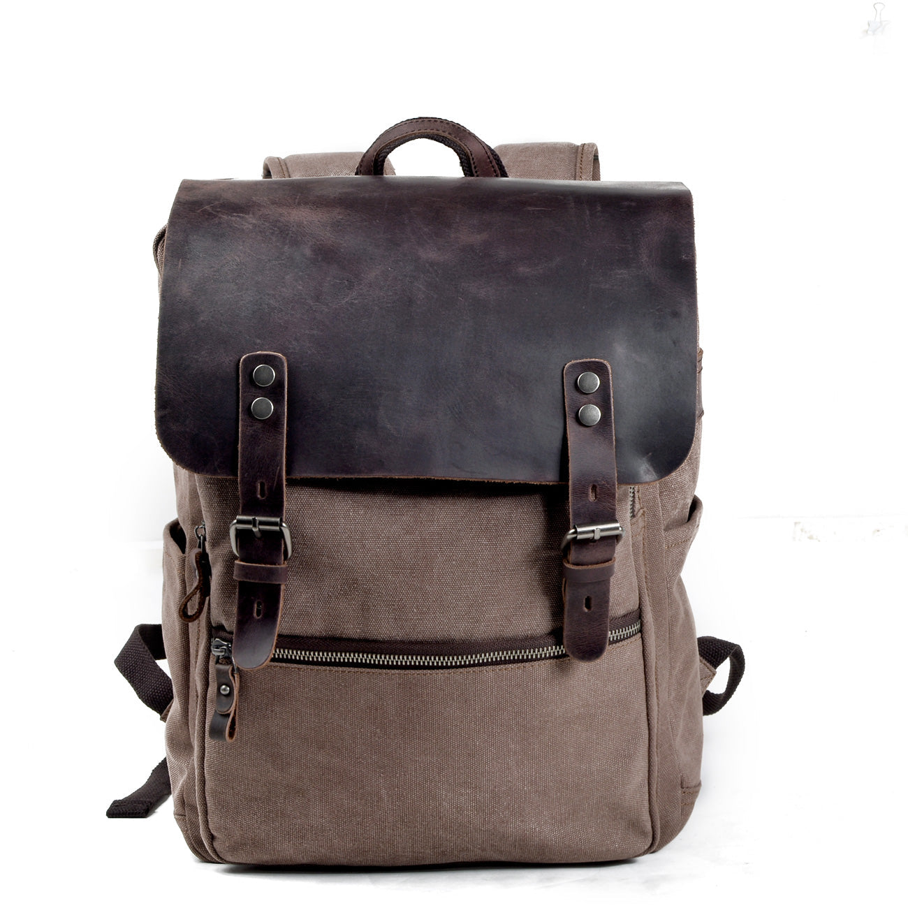 Variant image for Unisex Ryggsäck Vintage Wolff-Canvas med Justerbara Axelremmar-5