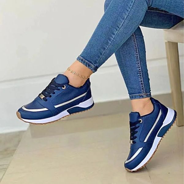 Variant image for Kvinnors Sneakers Stilren PU Design Ergonomisk Komfort-20
