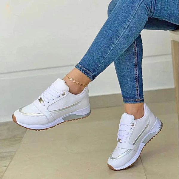 Variant image for Kvinnors Sneakers Stilren PU Design Ergonomisk Komfort-25
