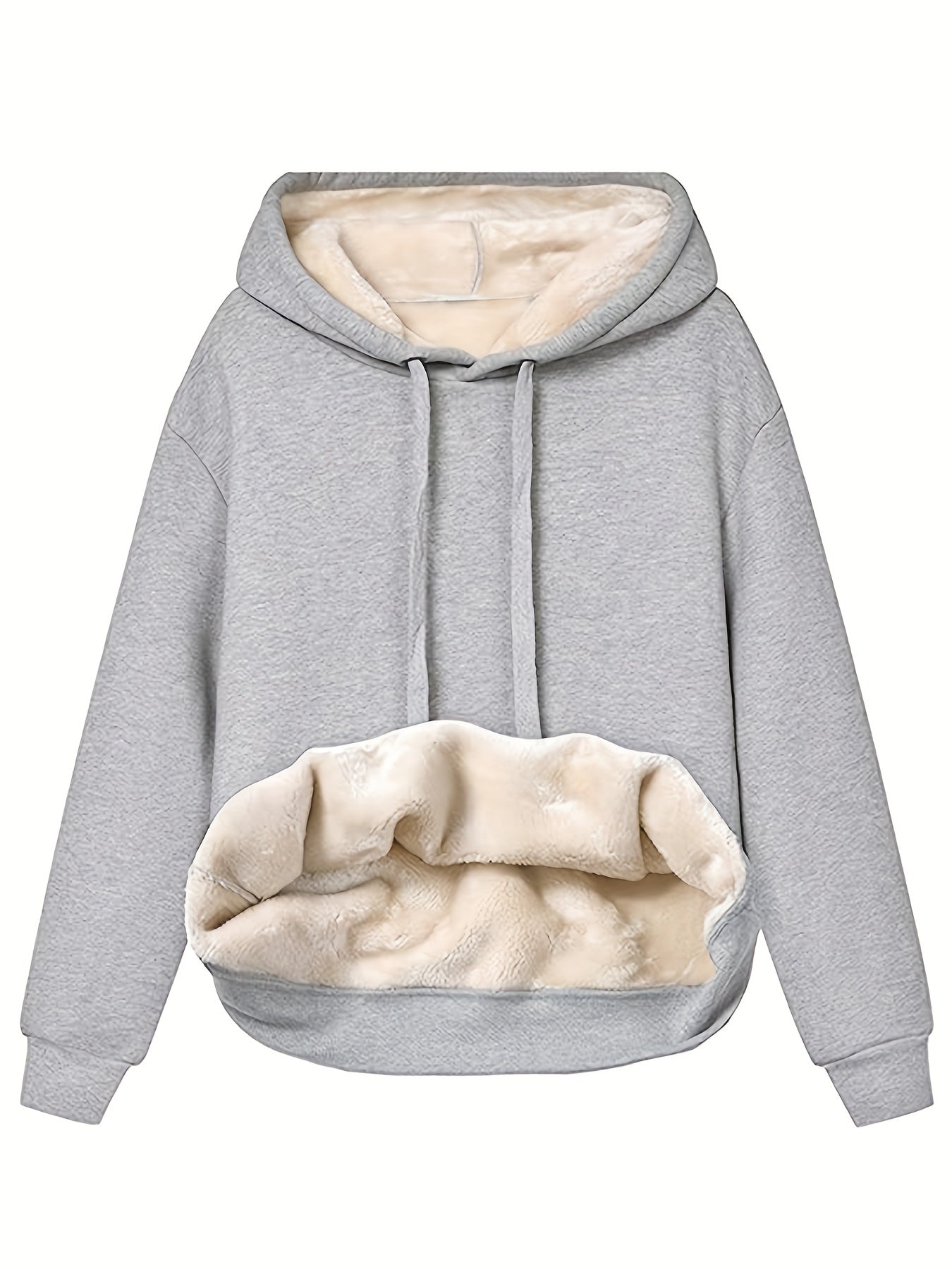 Variant image for Dam Hoodie Fleece Varm och Bekväm-11