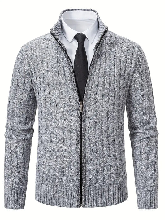 Dam LÄng Kofta Trendig Stickad Akryl-1