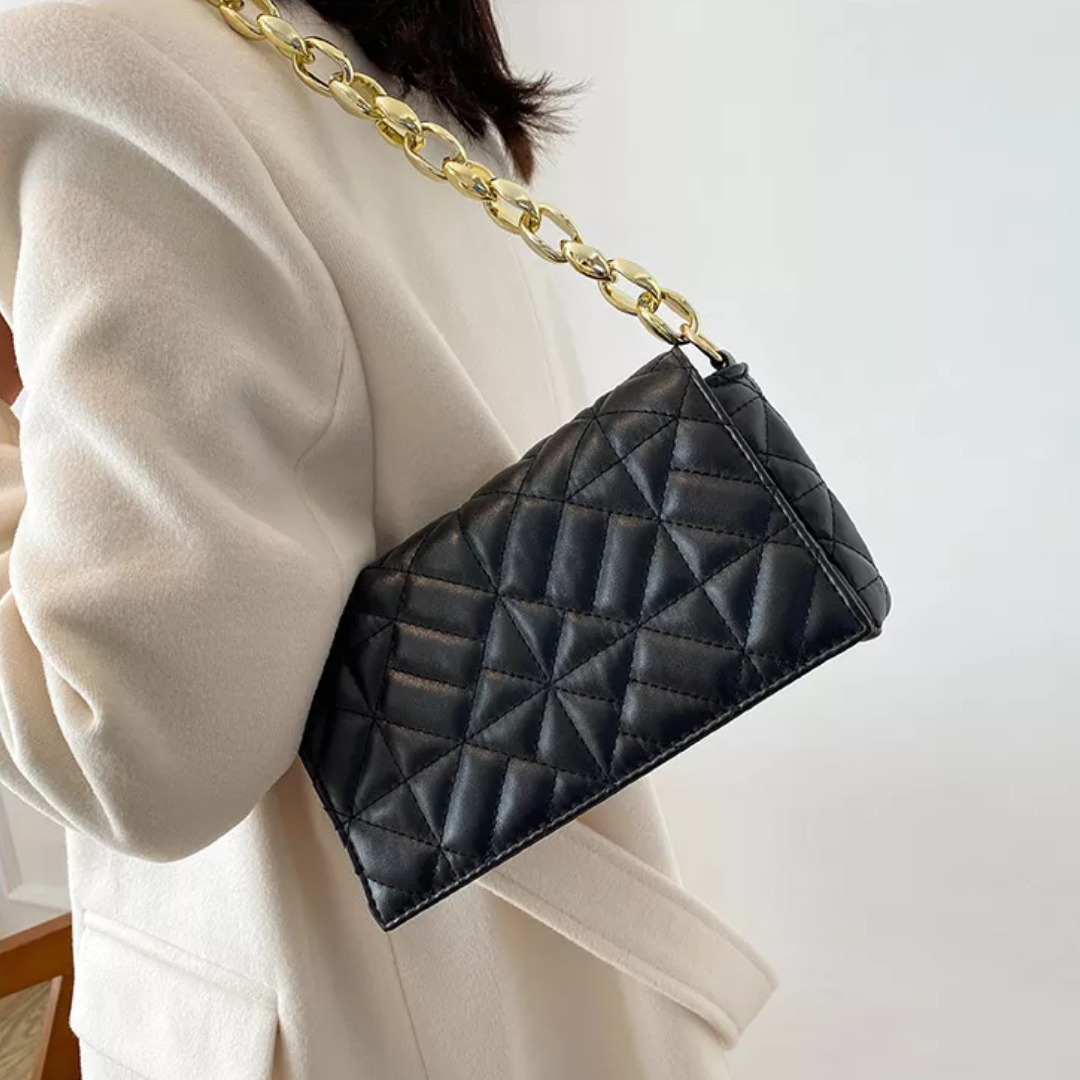 Dam Handväska Trendig Jacquard Design Elegant Kompakt 2