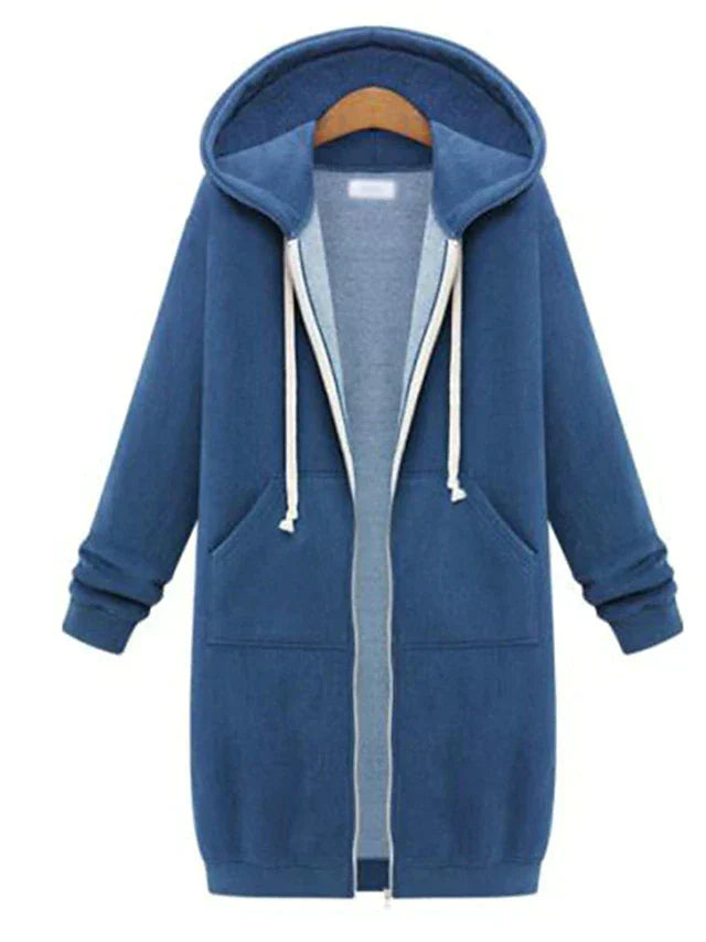 Variant image for Kvinnor Hoodie Avslappnad Stil Justerbar Huva Mjuk Tyg-9