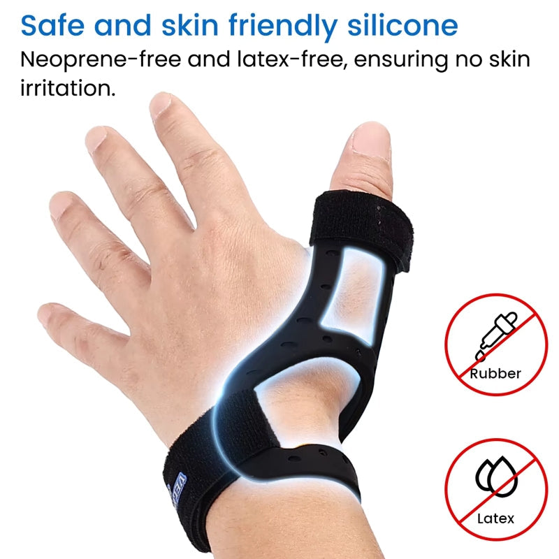 Tumstöd för Män och Kvinnor Semi-Rigid Nylon Design för Stabilitet och Flexibilitet-6