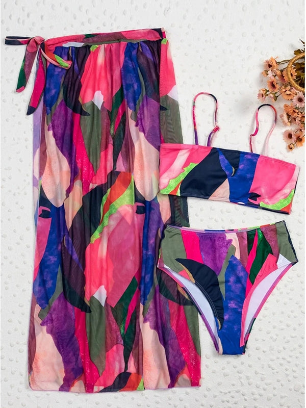 Variant image for Baddräkt Dam Tredelad Bikini Set Bomull och Spandex-17