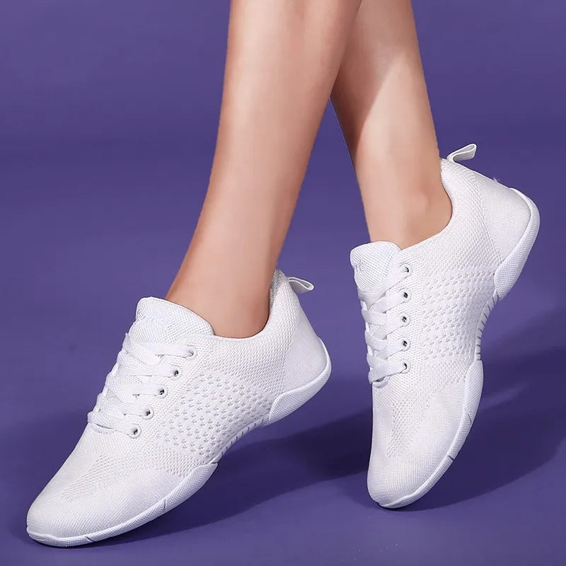 Dam Sportskor Lätta Sneakers Andningsbart Nätmaterial för Träning 4