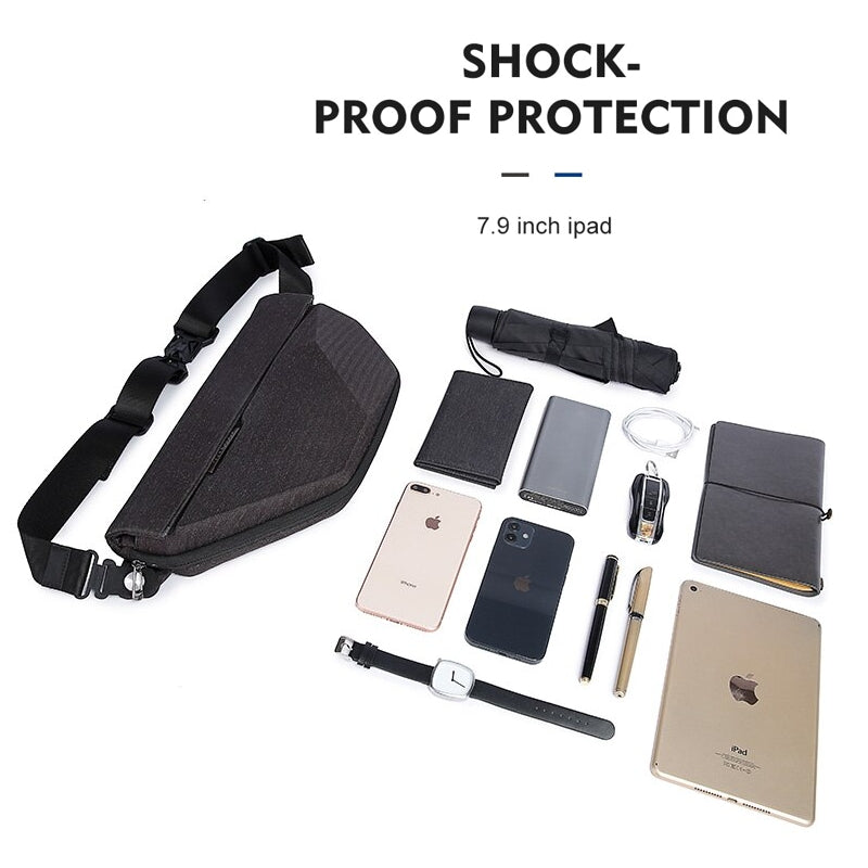 Mäns Ryggsäck Vattentät Oxford Polyester med Reporresistenta Egenskaper-5