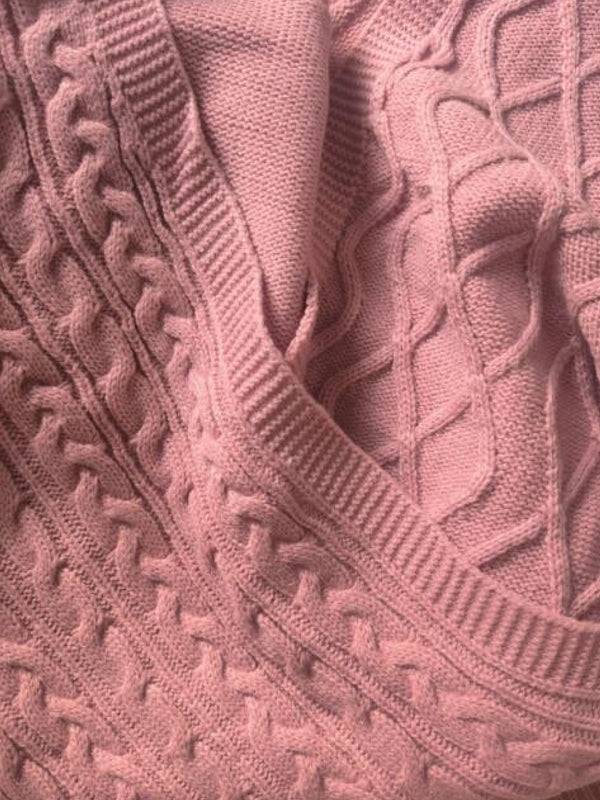 Dam Tröja V-hals Utan Axel Polyester Mjuk Avslappnad Passform-5