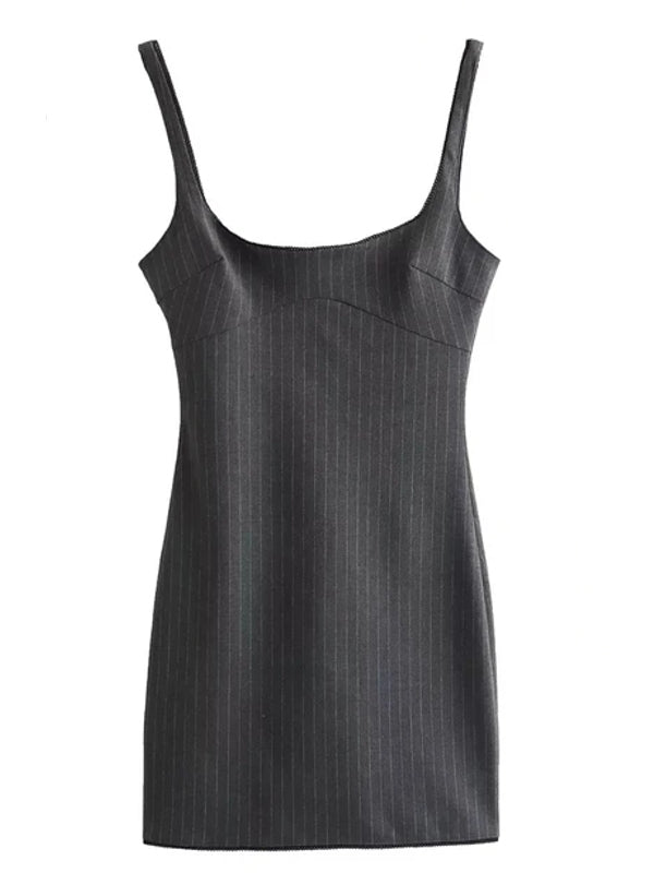 Kvinnors Mini Klänning Slim Fit Polyester-2