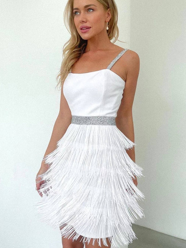 Variant image for Dam Midi Klänning A-linjeformad Djup Halsringning Polyester Fina Dam Klänningar-6