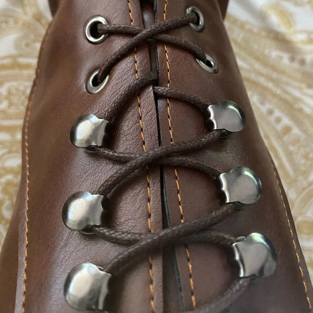 Kvinnors Riddarstövlar Höga Klackar PU-Läder-6