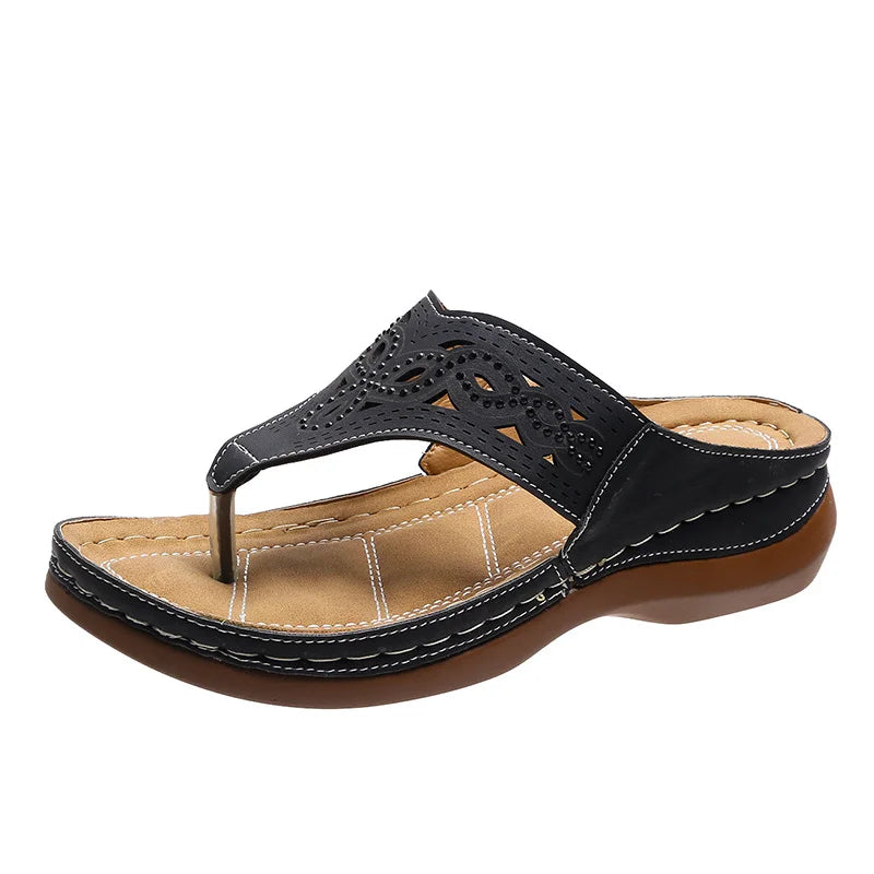 Dam Sandaler Kildesign Lätta Syntetiska Material 4 cm Klack-6