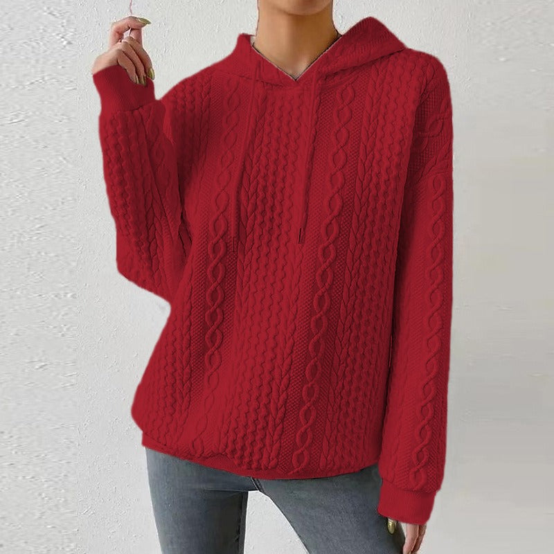 Variant image for Dam Hoodie Löst Snitt Mjuk Tyg-29