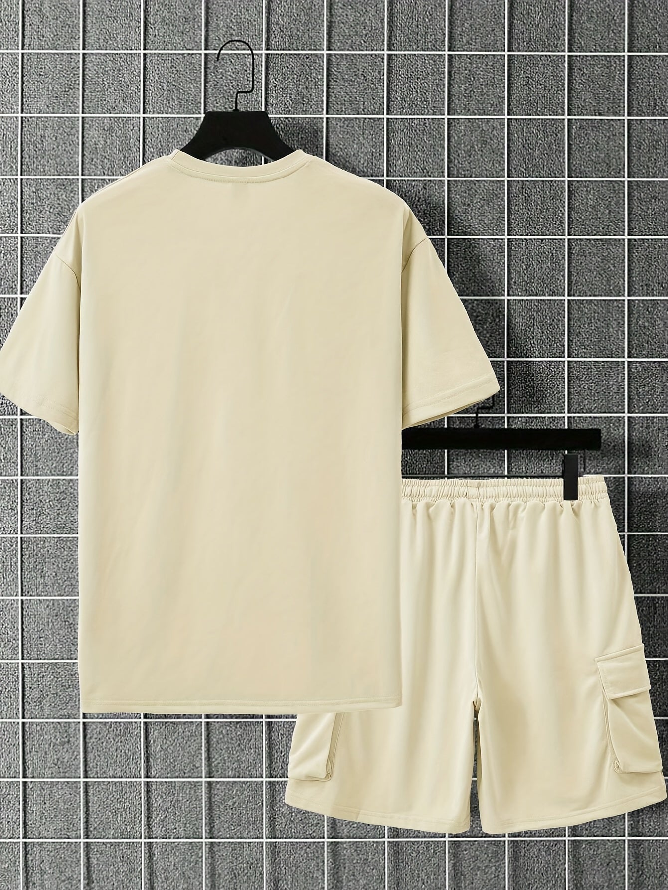 Dam 2-delad Uppsättning Rund Halsringning Polyester Casual 5