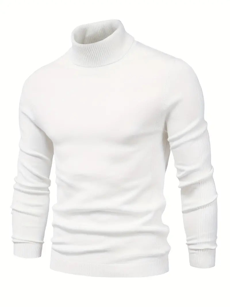 Variant image for Herr Turtleneck Tröja Stickad Klassisk Material-31