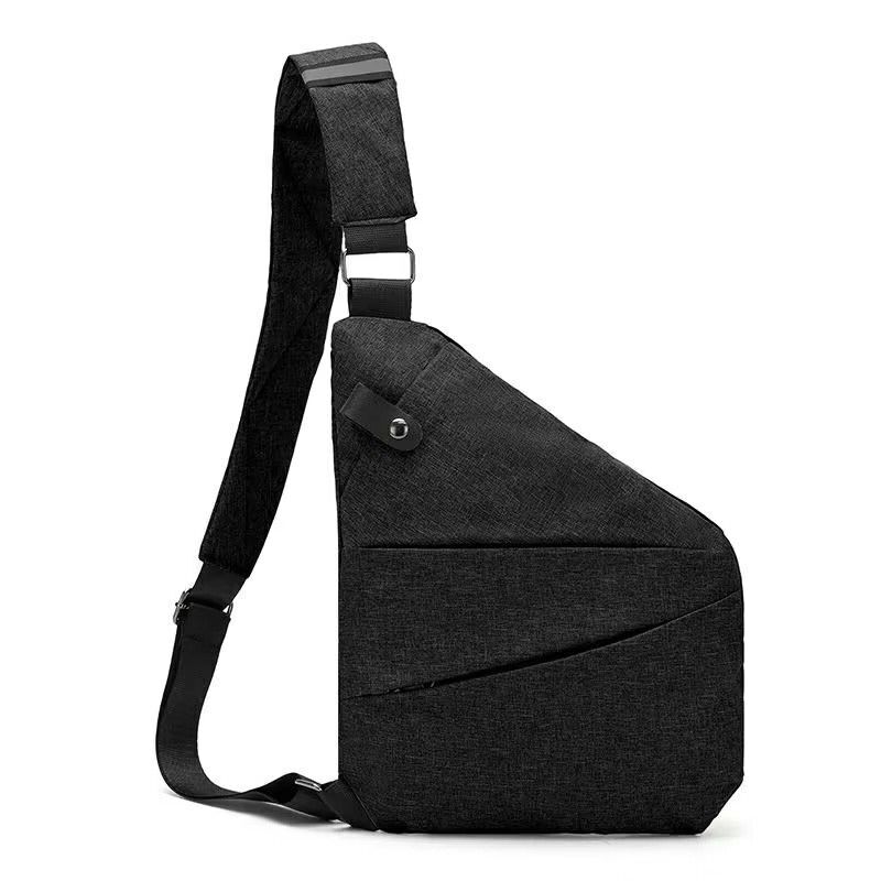 Unisex Crossbody Väska Vattentålig Robust Material Med Djupa Fickor 8