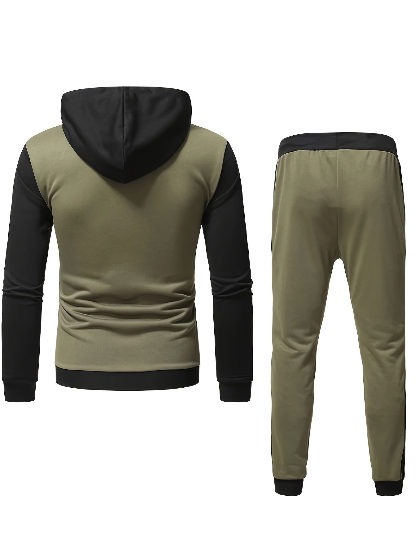 Mäns Fritidsträningsdräkt Överdimensionerad Polyester-6