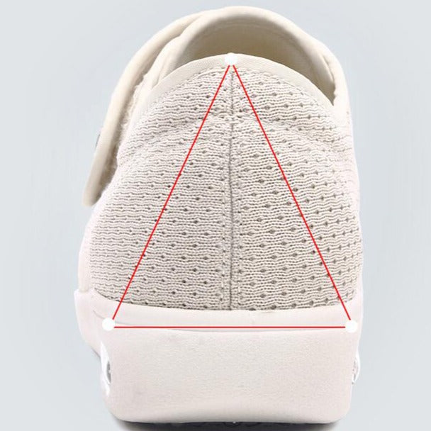 Dam Slip-On Pantoletter för Bredare Fötter Lätt Andningsbart Tyg-3