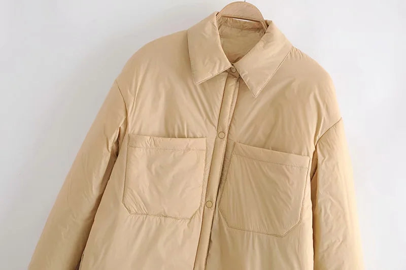 Damer Överdimensionerad Kappa Av Polyester för Vinterbruk-5