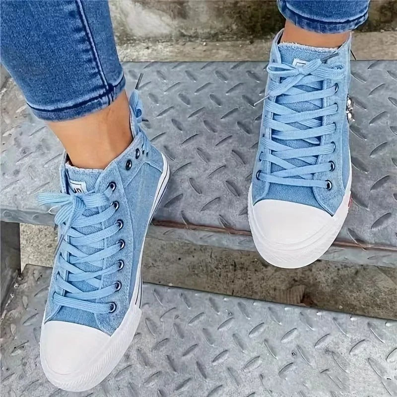 Herr Sneakers Urban Stil med Blixtlås och Bekväm Sula-5
