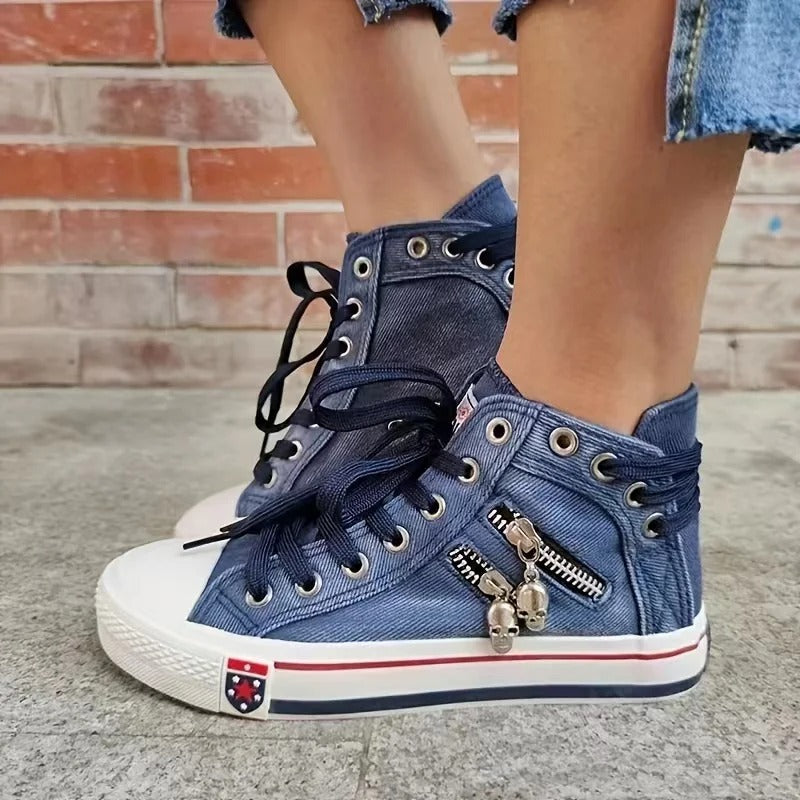 Variant image for Herr Sneakers Urban Stil Med Blixtlås Vadderad Inläggssula-10