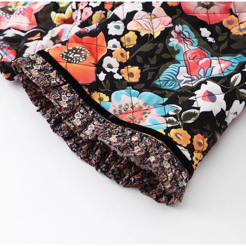 Damjacka Blommig Elegant Design Polyester-6