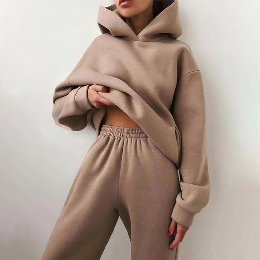 Herr Fleece Träningsdräkt Bekväm Polyester Fleece-1