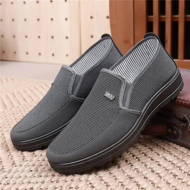 Herrskor Anti-Slip Design Andningsbart Material för Fritid och Kontor-5