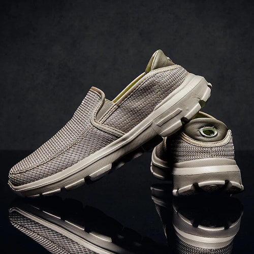 Herr Slip-On Sneakers Mesh Modern Design Skor-1
