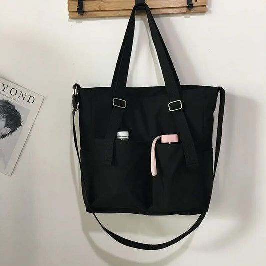 Kvinnors Vattentät Crossbody Väska Rymlig Oxford med Dragkedja 1