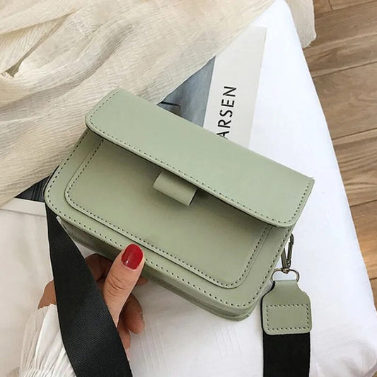 Dam Axelväska Retro Design Syntetiskt Läder Kompakt 1