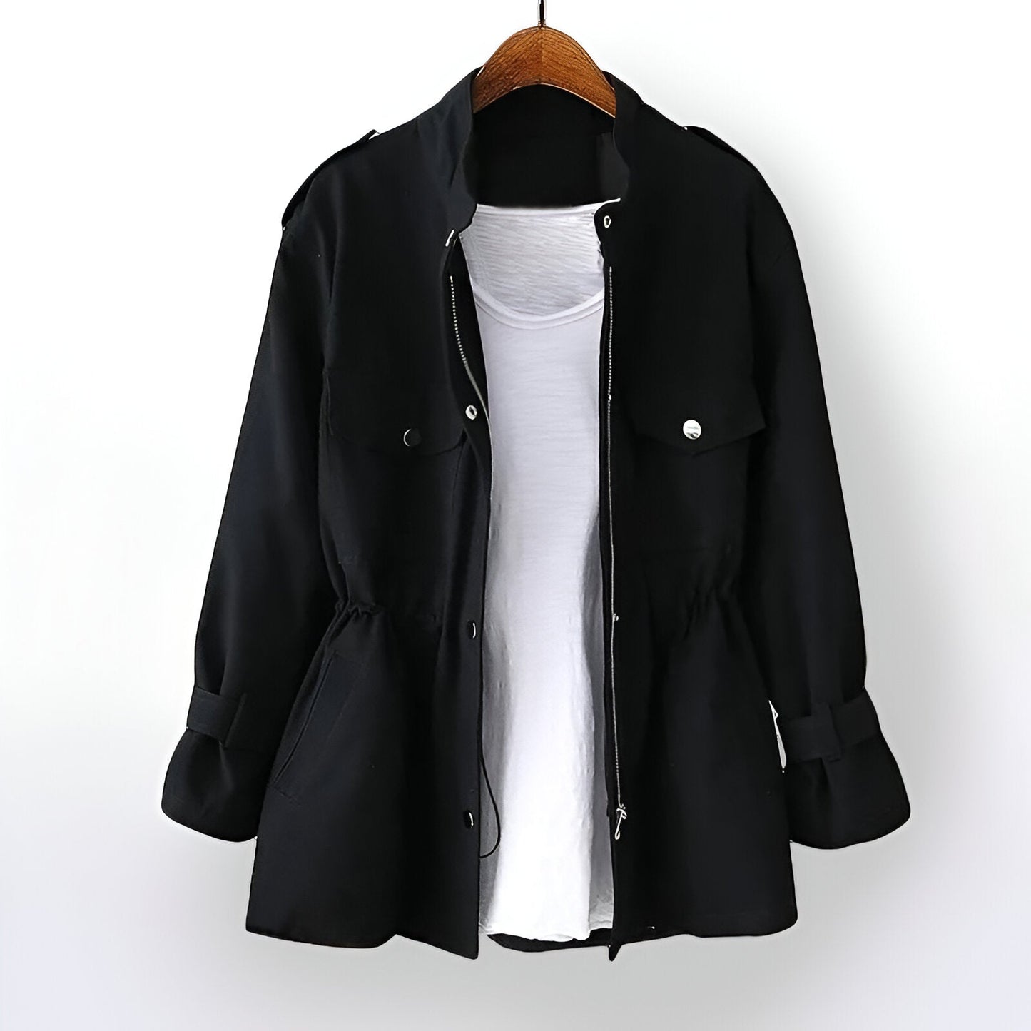 Variant image for Kvinnors Kappa Klassisk Design Mjuk Tyg Figur-Hugging-25