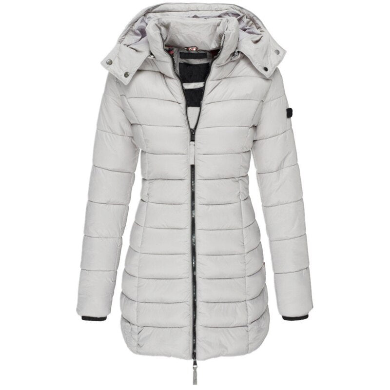 Variant image for Dam Nedjacka med Huva Blixtlås Polyester-37